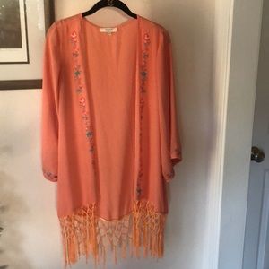 Umgee kimono or swim suit coverup